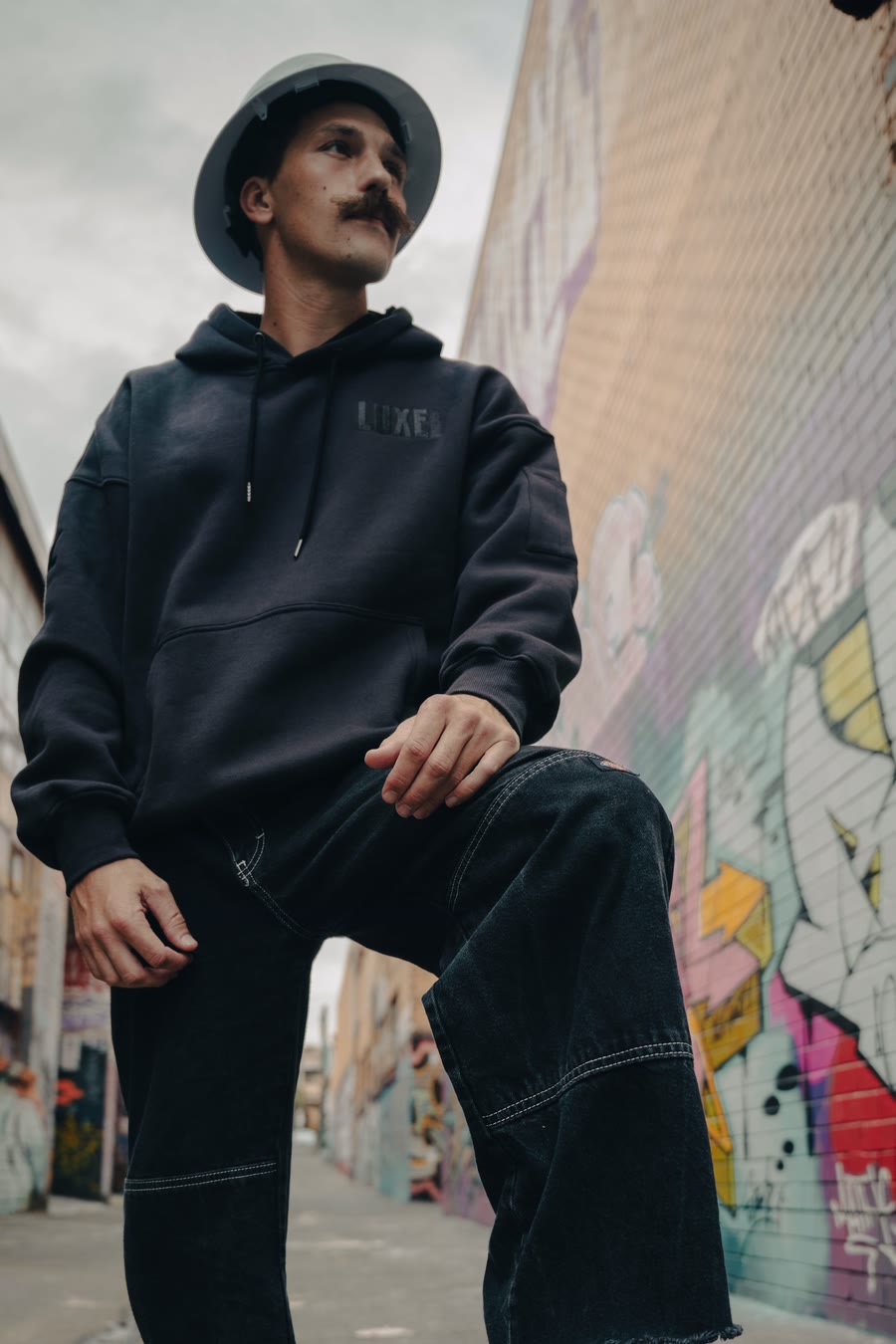 LUXE Workwear worn on site